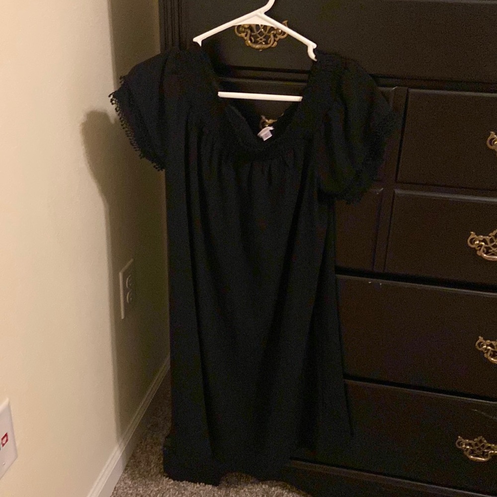 Black Off the Shoulder Dress